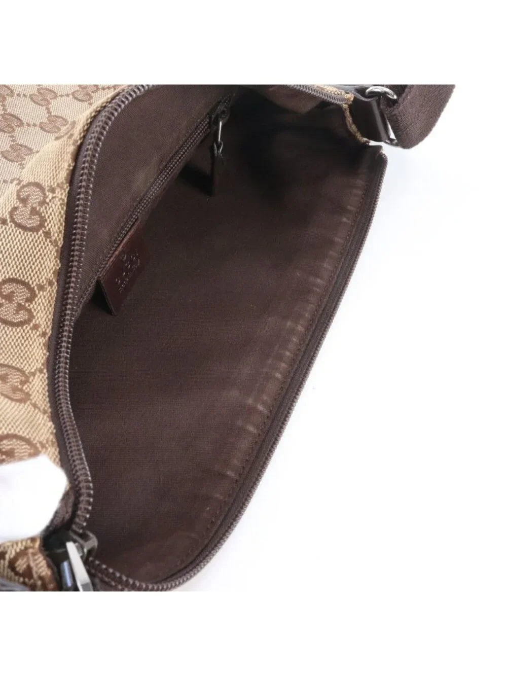 Gucci GG Canvas Leather Shoulder Bag Crossbody Messenger Business Tote